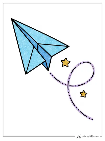 Colored example of this coloring page