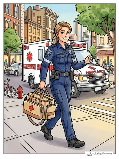 Colored example of this coloring page