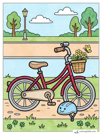 Colored example of this coloring page