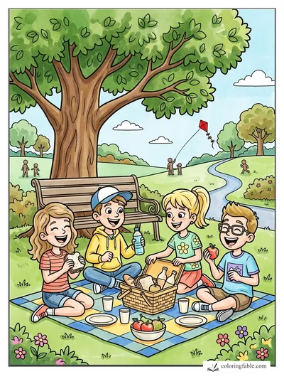 Colored example of this coloring page