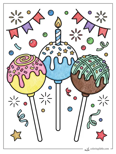 Colored example of this coloring page