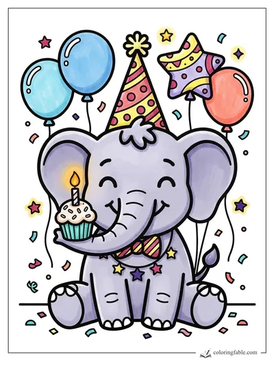 Colored example of this coloring page