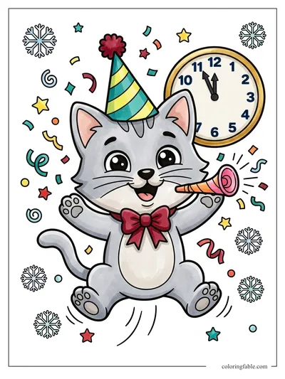 Colored example of this coloring page