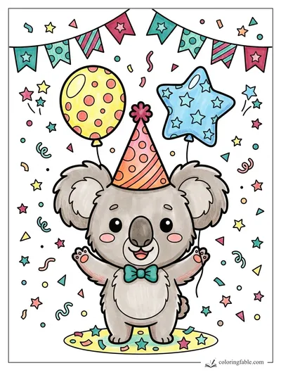 Colored example of this coloring page