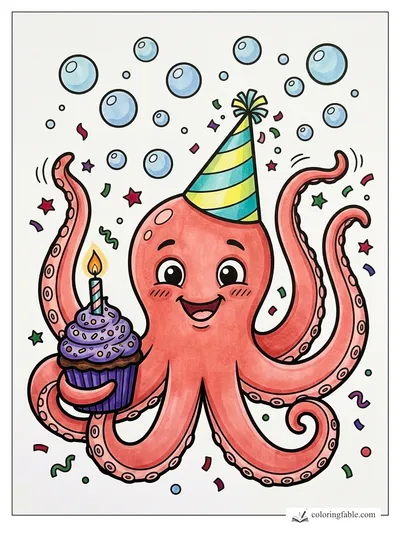 Colored example of this coloring page