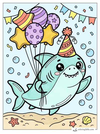 Colored example of this coloring page