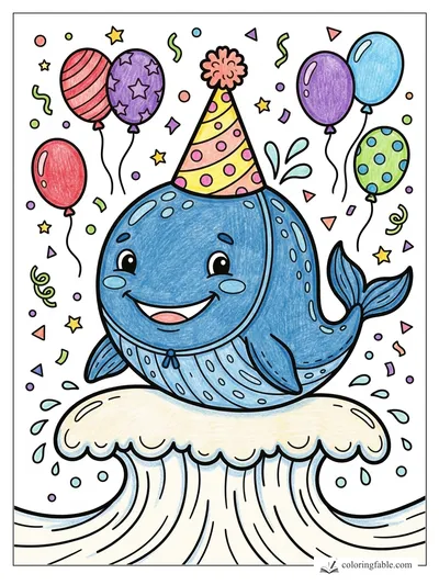 Colored example of this coloring page