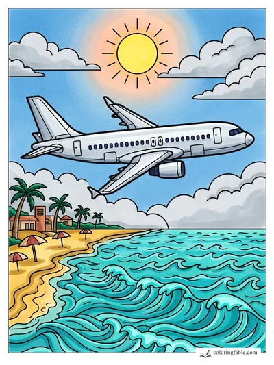 Colored example of this coloring page
