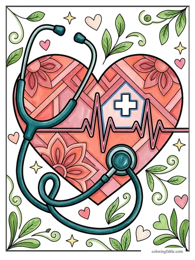 Colored example of this coloring page