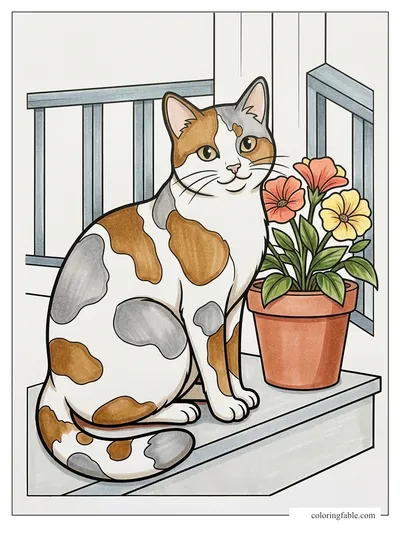 Colored example of this coloring page