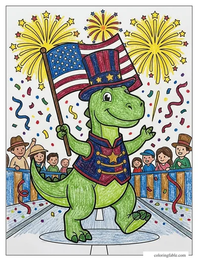 Colored example of this coloring page