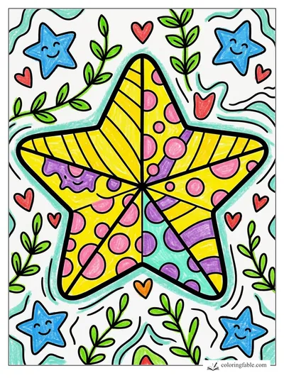 Colored example of this coloring page