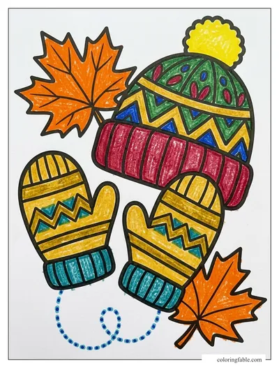 Colored example of this coloring page