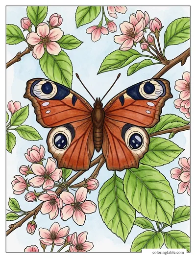 Colored example of this coloring page