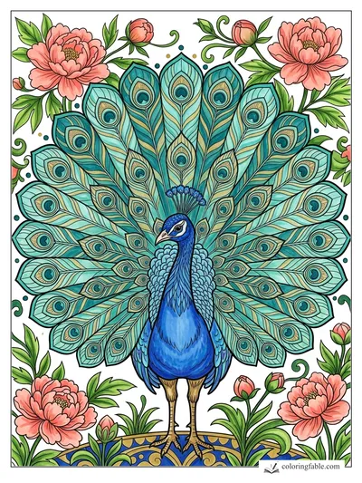 Colored example of this coloring page