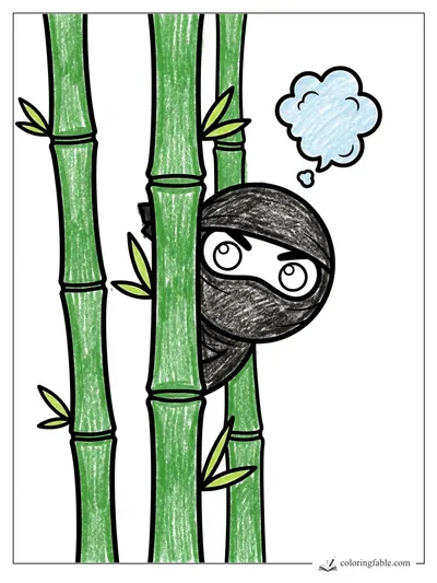 Colored example of this coloring page
