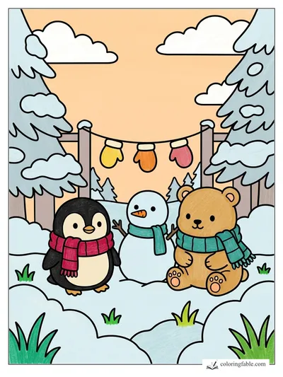 Colored example of this coloring page