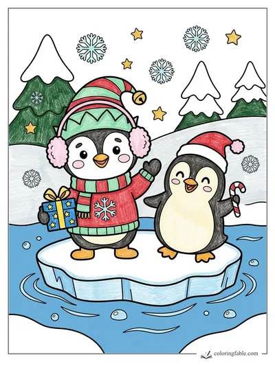 Colored example of this coloring page