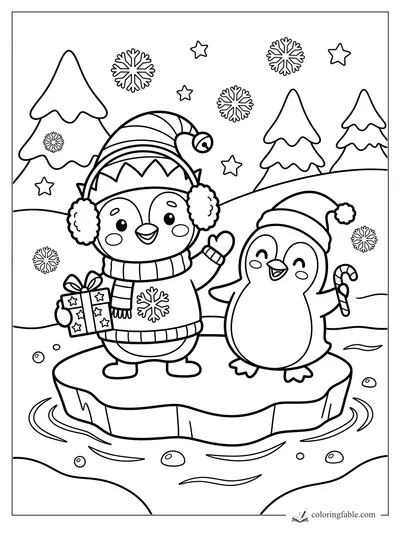 Cartoon coloring pages — sample drawing