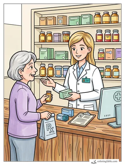 Colored example of this coloring page