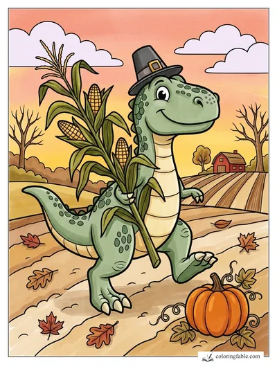 Colored example of this coloring page