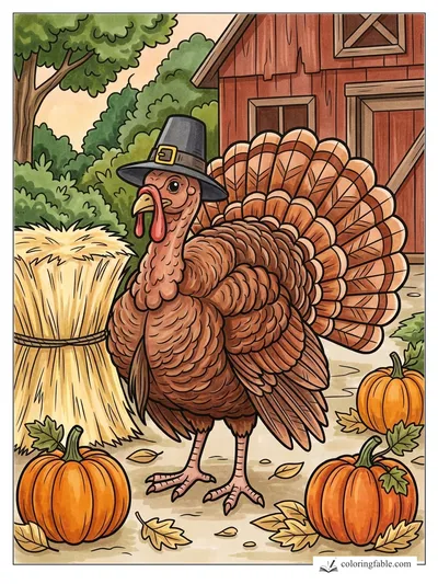 Colored example of this coloring page