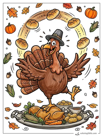 Colored example of this coloring page