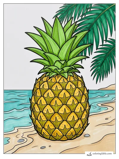 Colored example of this coloring page