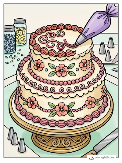 Colored example of this coloring page