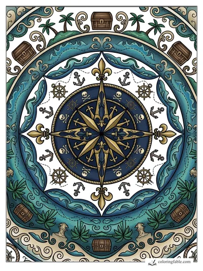 Colored example of this coloring page