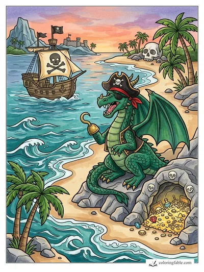 Colored example of this coloring page