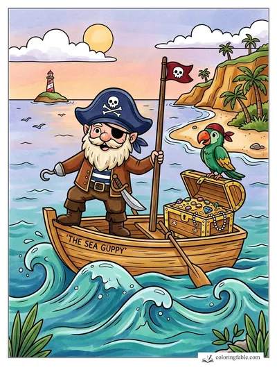 Colored example of this coloring page