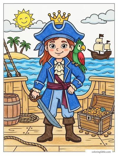 Colored example of this coloring page