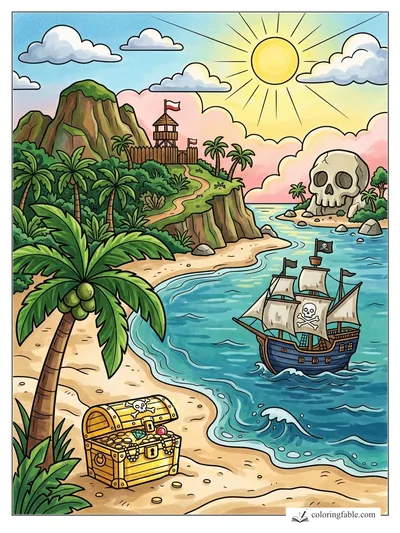 Colored example of this coloring page
