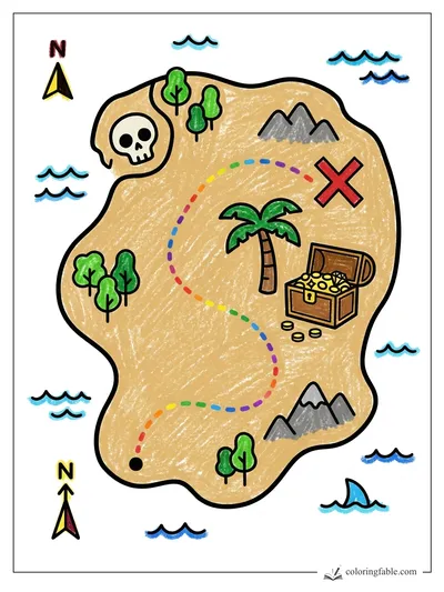 Colored example of this coloring page