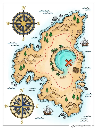 Colored example of this coloring page