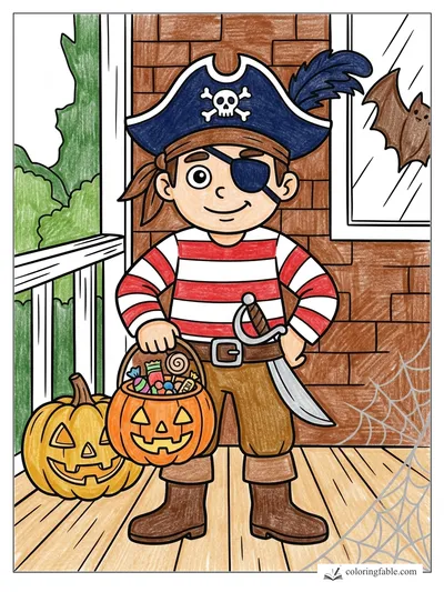 Colored example of this coloring page