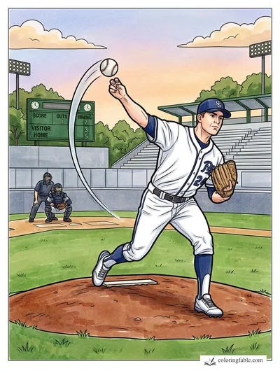 Colored example of this coloring page
