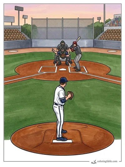 Colored example of this coloring page