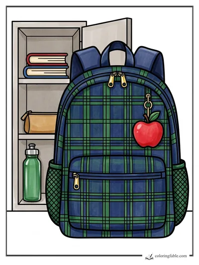Colored example of this coloring page