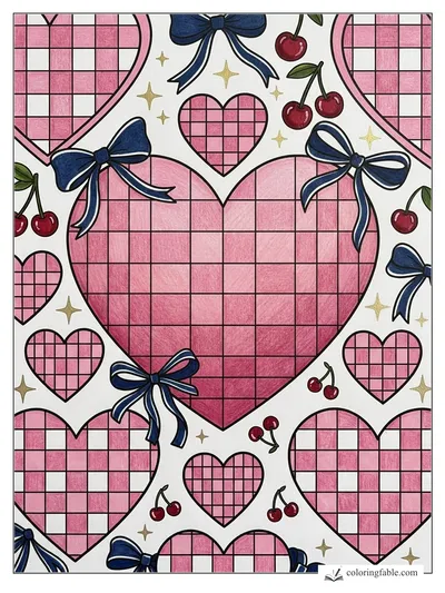 Colored example of this coloring page