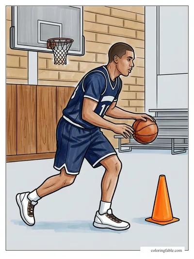 Colored example of this coloring page