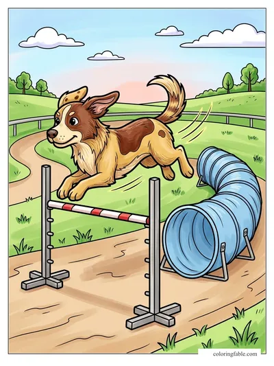 Colored example of this coloring page