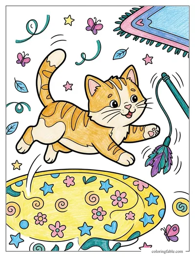 Colored example of this coloring page