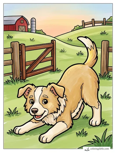 Colored example of this coloring page