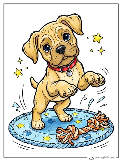 Colored example of this coloring page