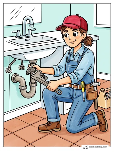 Colored example of this coloring page