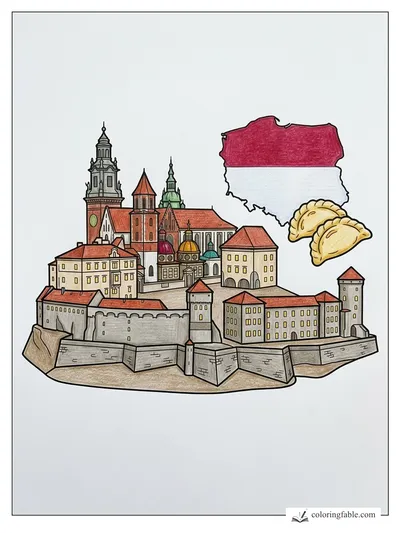 Colored example of this coloring page