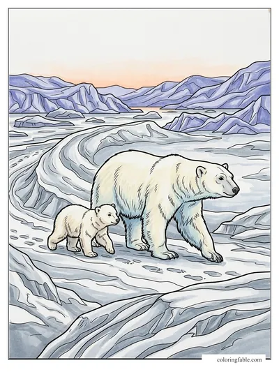 Colored example of this coloring page