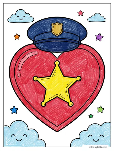 Colored example of this coloring page